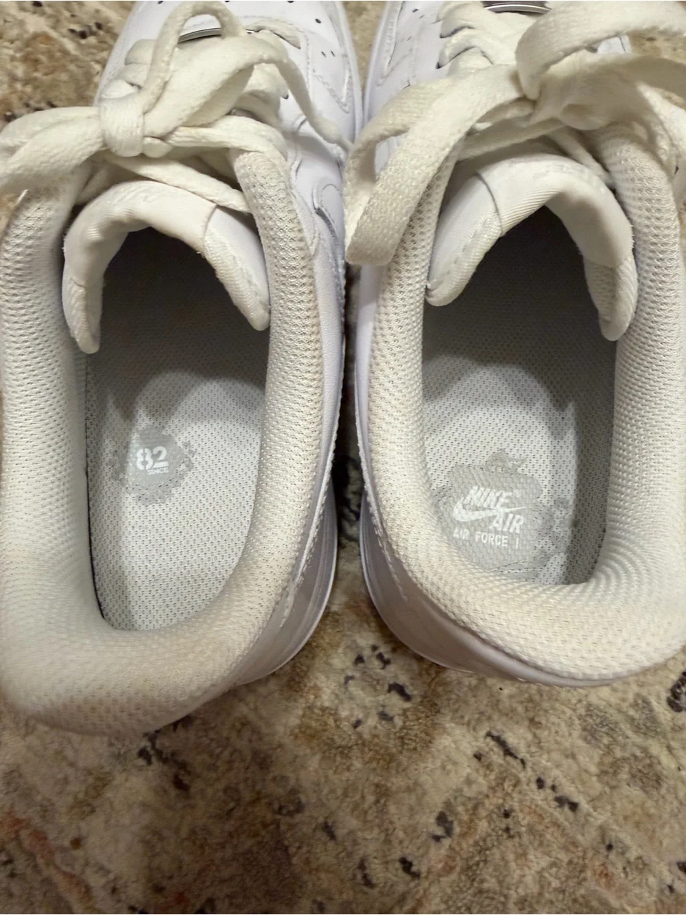 Nike All-White Low-Top Sneakers